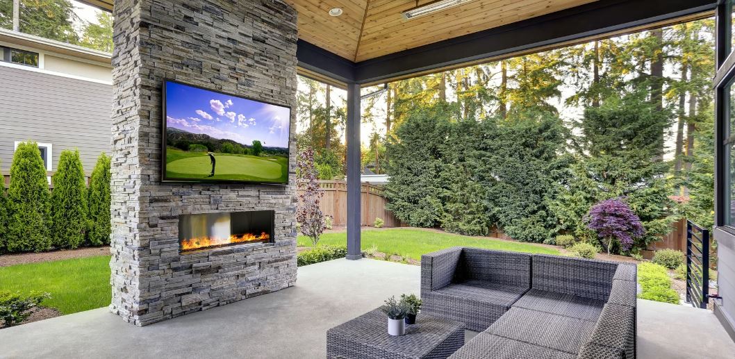 Do you need an outdoor TV for a covered patio?