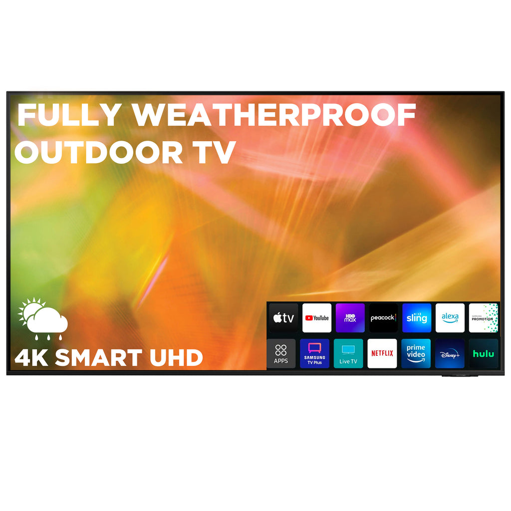 55" AllWeatherTVs Samsung 8000 Series 4K Smart Outdoor TV (Partial Sun)